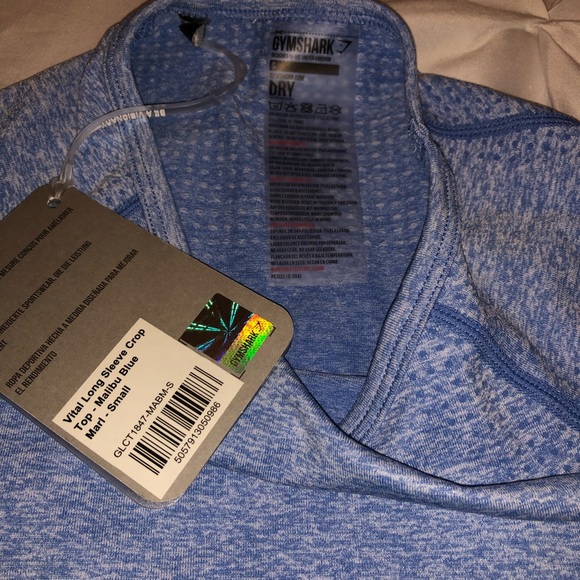 Vital seamless long sleeve crop top - Picture 3 of 5